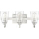 Neighborhood Grace 3 Light 21 inch Brushed Polished Nickel Vanity Light Wall Light, Neighborhood Collection