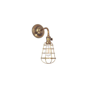 Heirloom 1 Light 6 inch Aged Brass Wall Sconce Wall Light in Yes