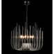Astoria 8 Light 23.63 inch Satin Brushed Black Chandelier Ceiling Light