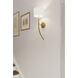 Molvene 1 Light 8 inch Legacy Brass Wall Sconce Wall Light