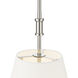 Adorra 3 Light 16 inch Polished Nickel Pendant Ceiling Light