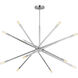 C&M by Chapman & Myers Eastyn 12 Light 36.88 inch Polished Nickel Chandelier Ceiling Light