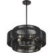 Acordia 5 Light 22 inch Black Pendant Chandelier Ceiling Light