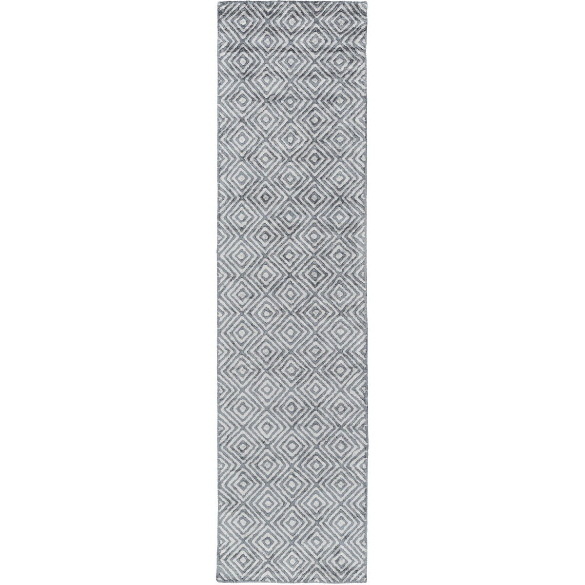 Quartz 156 X 108 inch Light Gray/Navy Rugs, Viscose