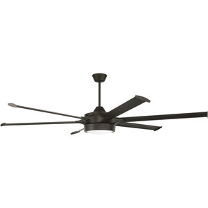 Prost 78 inch Espresso with Matte Espresso Wingtip Blades Ceiling Fan, Blades Included