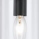 Spehroid 1 Light 3.5 inch Black and Wood Pendant Ceiling Light