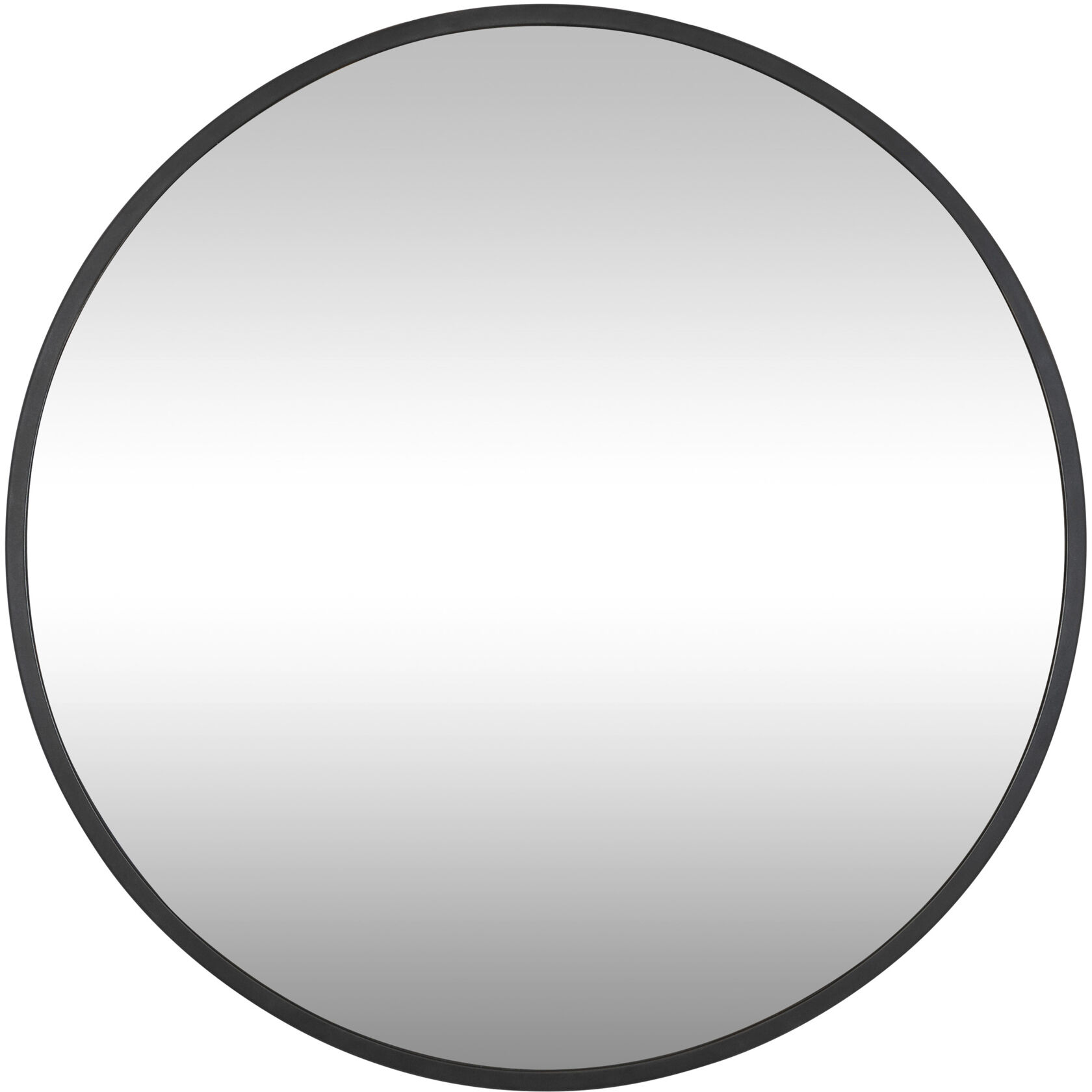 Cottage 30 X 30 inch Black Wall Mirror