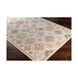 Tabriz 36 X 24 inch Teal/Khaki/Dark Brown/Wheat/Taupe/Medium Gray Rugs, Rectangle