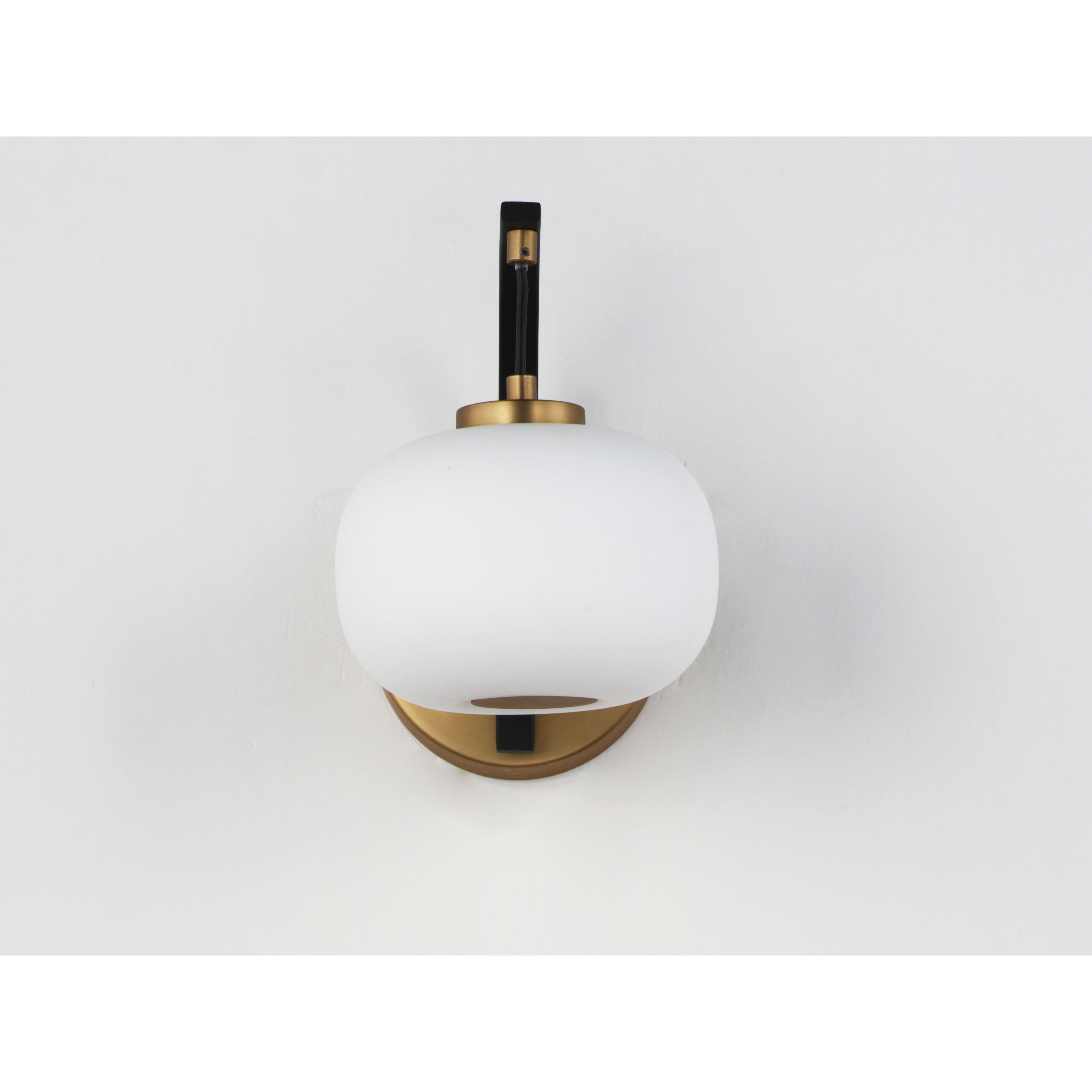 Soji LED 6 inch Black and Gold Wall Sconce Wall Light