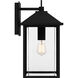 Fletcher 1 Light 18 inch Earth Black Outdoor Wall Lantern