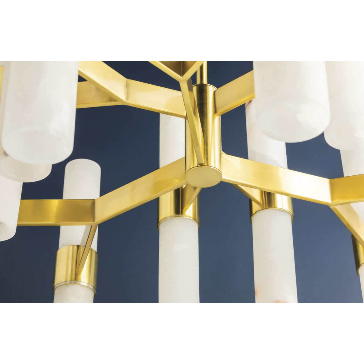 Stowe 24 Light 37.75 inch Aged Brass Chandelier Ceiling Light