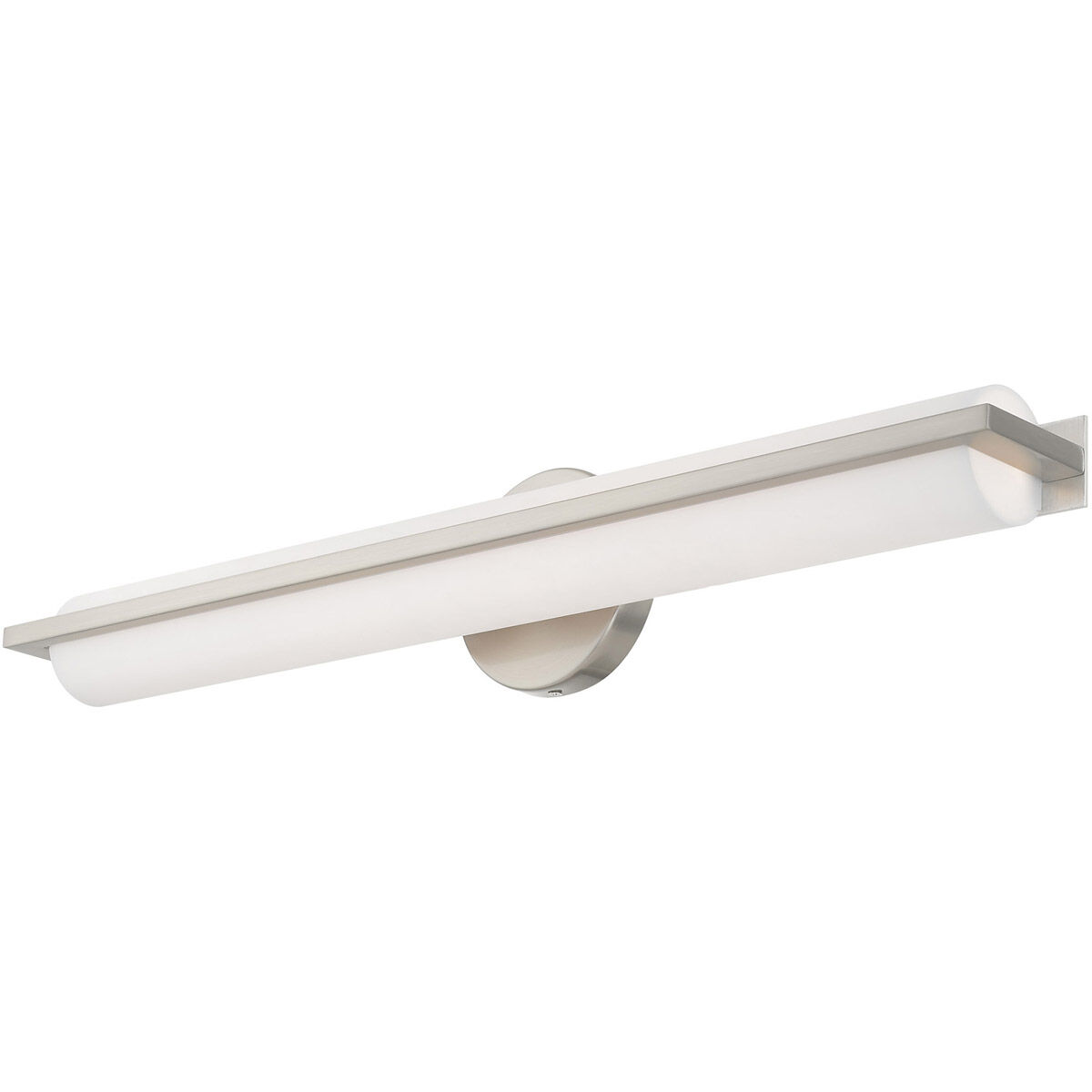 Visby LED 4 inch Brushed Nickel ADA Bath Vanity Wall Light