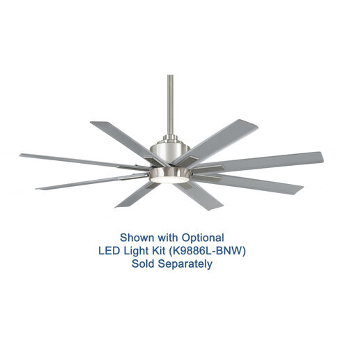 Xtreme H2O 52 52 inch Brushed Nickel Wet Ceiling Fan, Outdoor