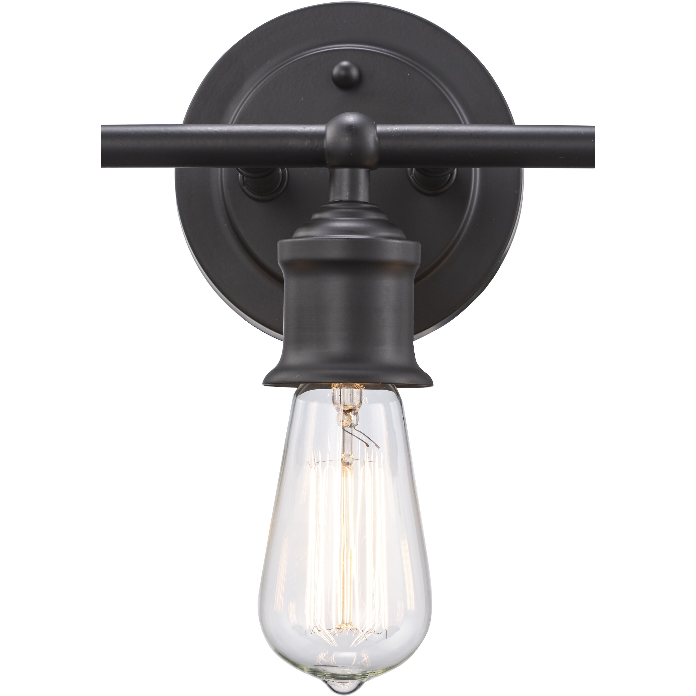 Underwood 3 Light 12 inch Rubbed Oil Bronze Vanity Bar Wall Light