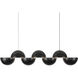 Void 41 inch Black Linear Pendant Ceiling Light