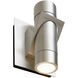 Razzo LED 6 inch Brushed Aluminum Outdoor Wall Sconce