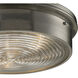 Chadwick 3 Light 15 inch Brushed Nickel Flush Mount Ceiling Light