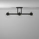 Willow Creek 3 Light 25 inch Matte Black Bath Bar Wall Light