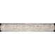 Arctic Halo 1 Light 32 inch Silver Bath Vanity Light Wall Light