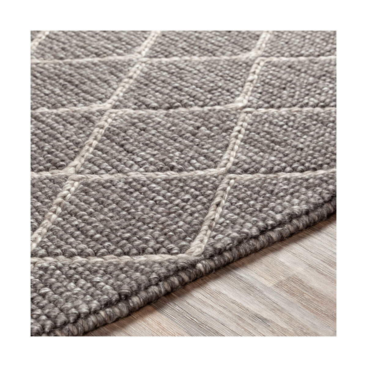 Whistler 156 X 108 inch Charcoal Rug in 9 x 13, Rectangle