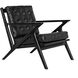Lauda Charcoal Black Occasional Chair