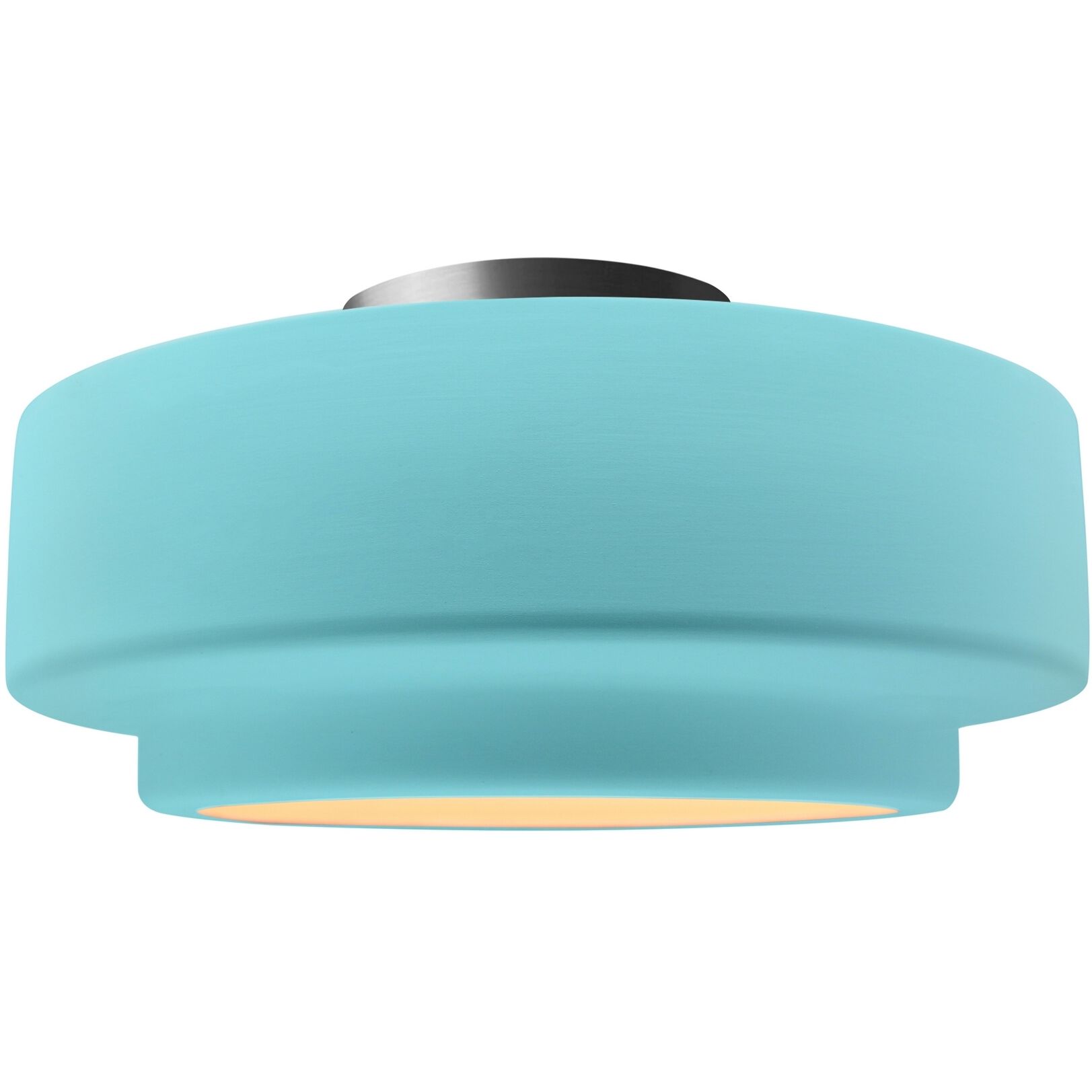 Radiance Collection - Tier 1 Light 12 inch Reflecting Pool Semi-Flush Ceiling Light, Form+Finish+Function