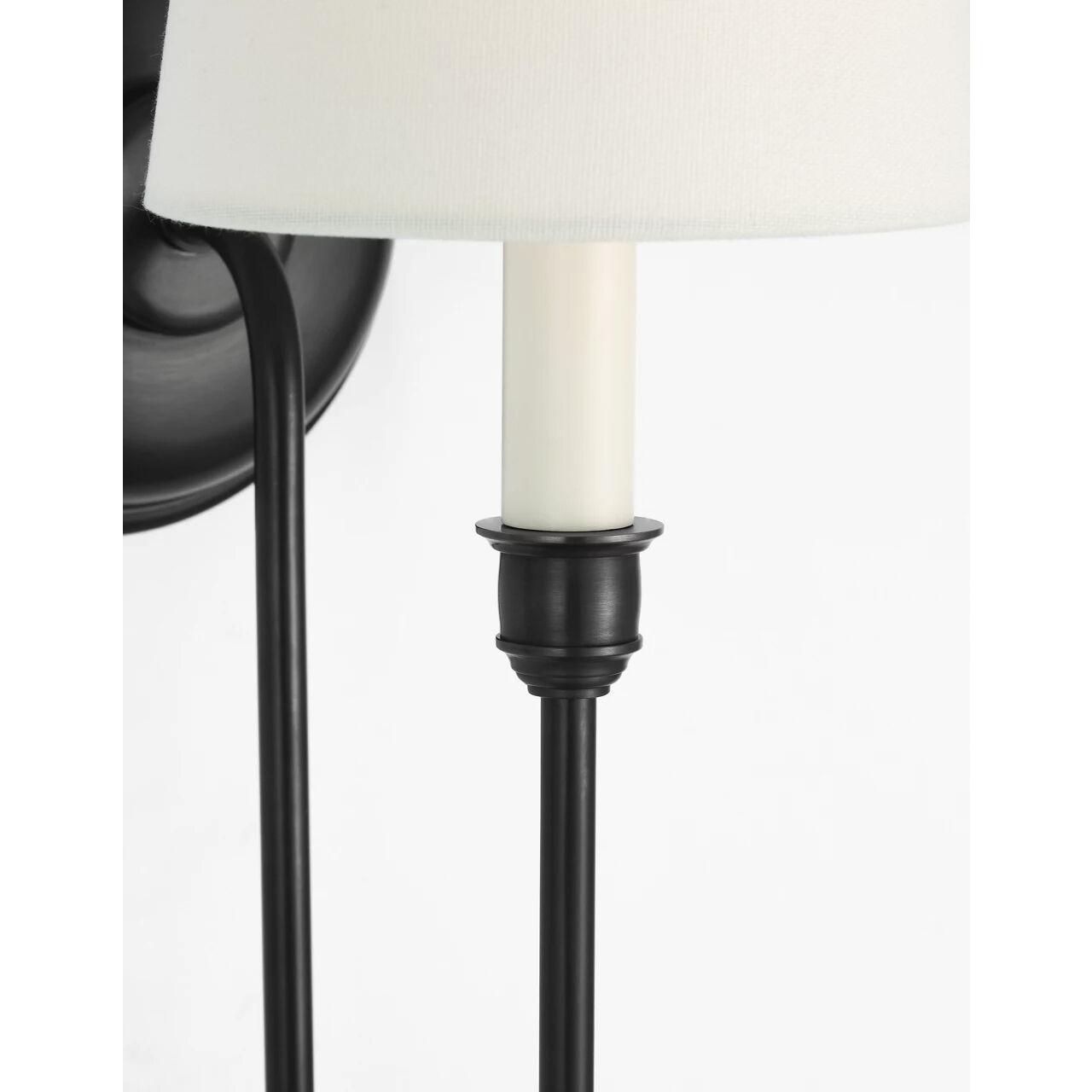 Thomas O'Brien Vendome LED 5.5 inch Bronze Deep Arm Sconce Wall Light