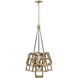 Ensemble LED 28 inch Brushed Bronze Chandelier Ceiling Light