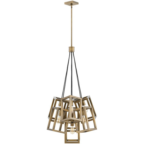 Ensemble LED 28 inch Brushed Bronze Chandelier Ceiling Light