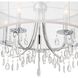 Hampton 5 Light 24 inch Polished Chrome Chandelier Ceiling Light
