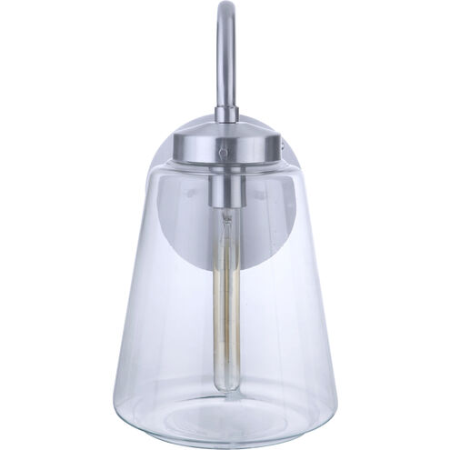 Laclede Outdoor Wall Mount in Satin Aluminum, Large