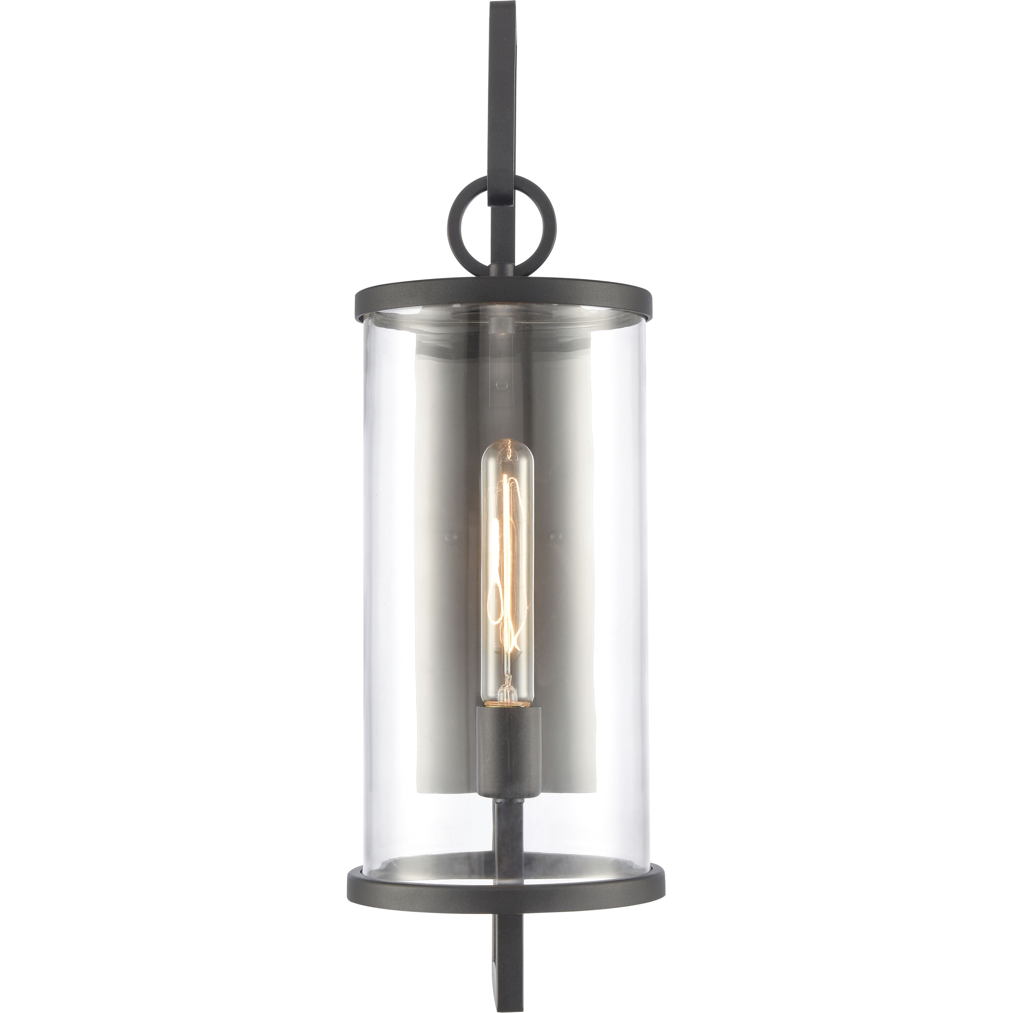 Hopkins 1 Light 24 inch Charcoal Outdoor Wall Sconce