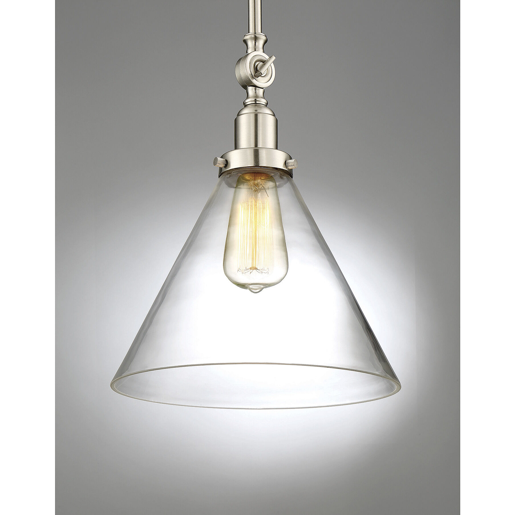Drake 1 Light 10 inch Satin Nickel Pendant Ceiling Light, Essentials
