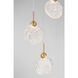 Briselle LED 10 inch Legacy Brass Pendant Ceiling Light