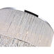 Benson 14 Light 24 inch Chrome Drum Shade Flush Mount Ceiling Light