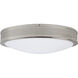 Surrey 3 Light 15 inch Polished Nickel Flushmount Ceiling Light
