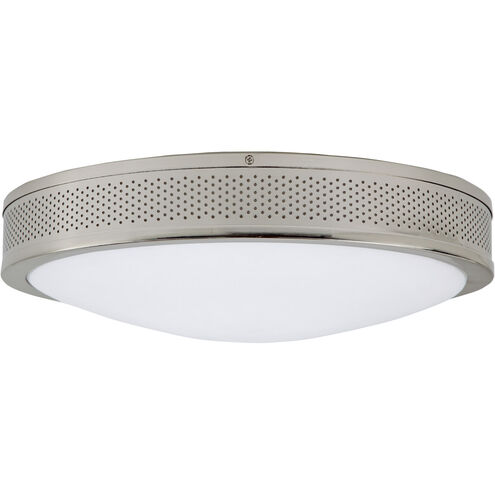Surrey 3 Light 15 inch Polished Nickel Flushmount Ceiling Light