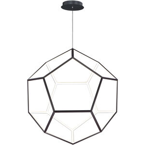Penta LED 40 inch Black Single Pendant Ceiling Light