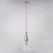 Monrovia LED 8.75 inch Brushed Nickel Mini Pendant Ceiling Light