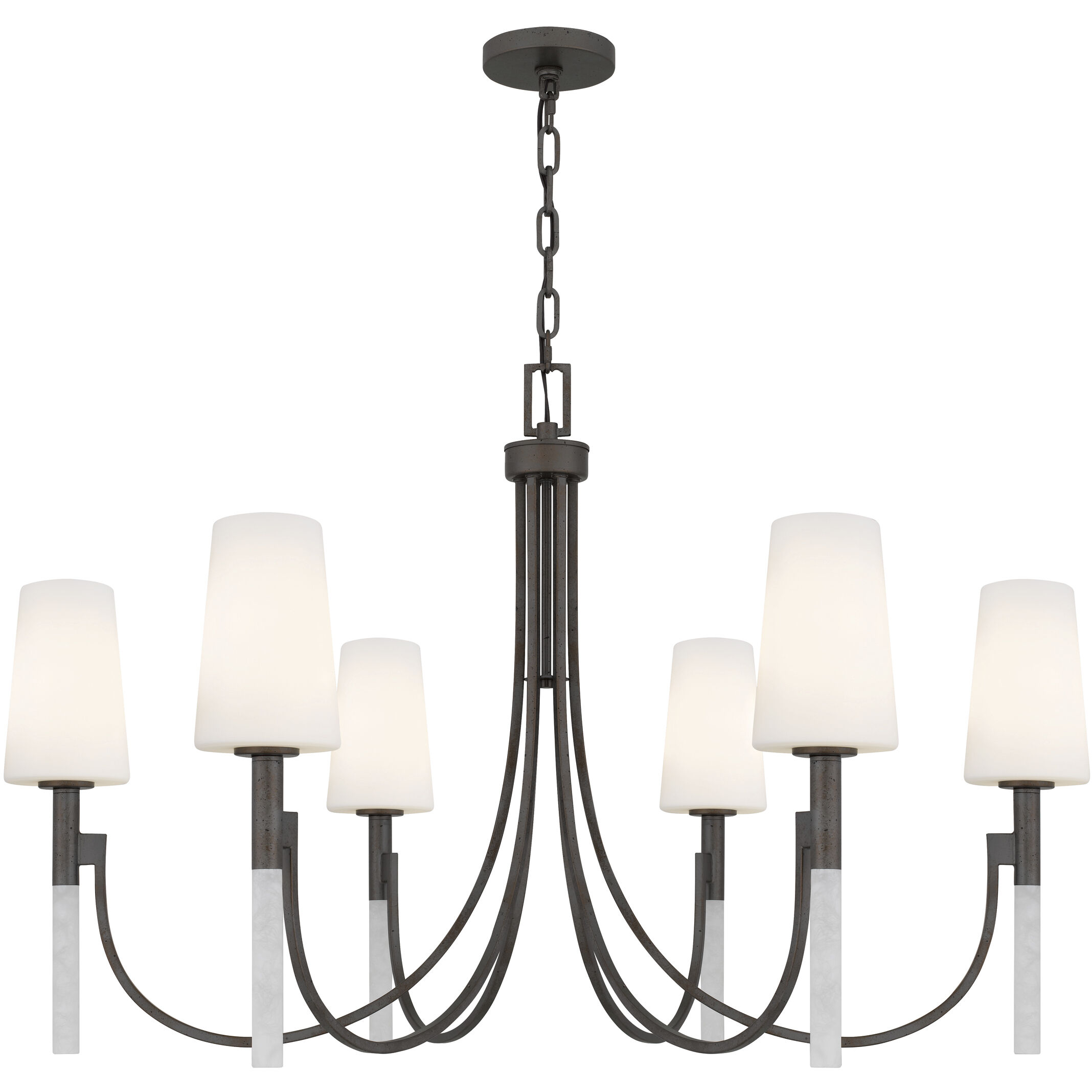 Eloura 6 Light 40 inch Iron Gate Chandelier Ceiling Light