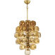 Perriand 40 Light 24 inch Unlacquered Brass Chandelier Ceiling Light