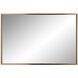 Yorkville 36 X 24 inch Brushed Brass Vanity Mirror