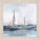 Waterside Collection Distressed Whitewash Framed Art