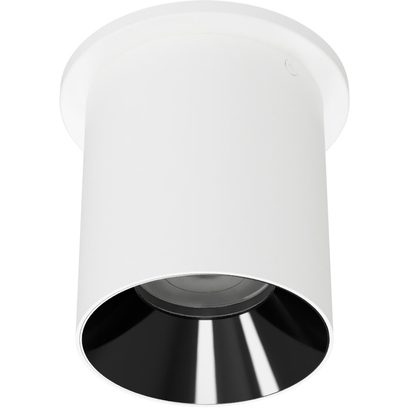 Zoron LED 3.63 inch White and Black Outdoor Ceiling Lighting in White/Black