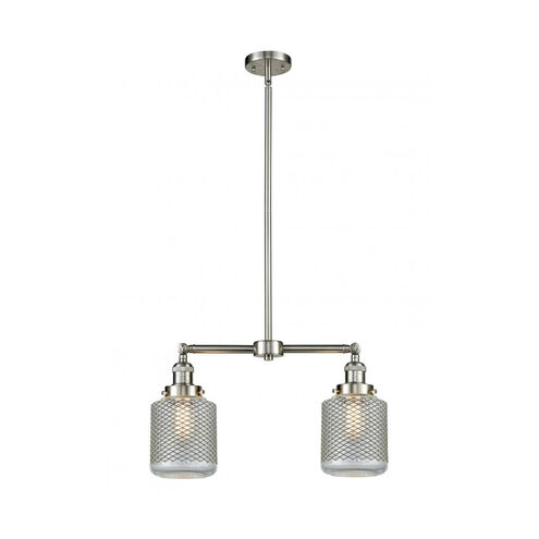 Franklin Restoration Stanton LED 23 inch Brushed Satin Nickel Chandelier Ceiling Light, Franklin Restoration