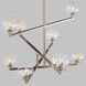 Sean Lavin Gambit 35.3 inch Satin Nickel Chandelier Ceiling Light in Incandescent