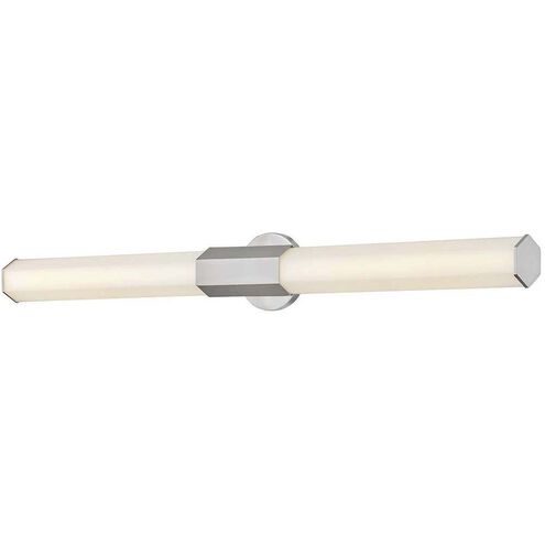 Facet LED 5 inch Polished Nickel Bath Light Wall Light
