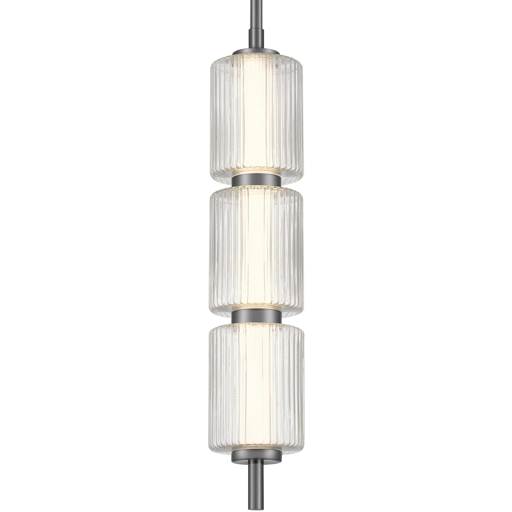 Turner LED 3.75 inch Black Chrome Mini Pendant Ceiling Light