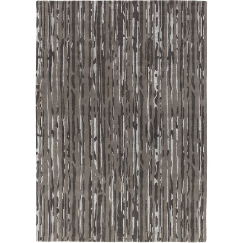 Modern Classics 132 X 96 inch Black and Neutral Area Rug, Wool