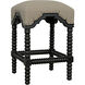 Abacus 24 inch Hand Rubbed Black Counter Stool